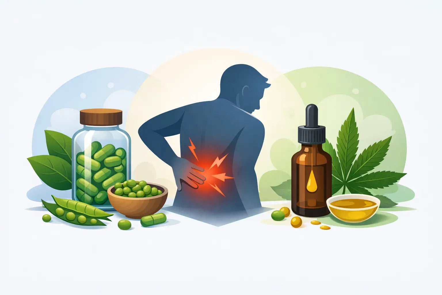 PEA vs CBD oil for chronic pain