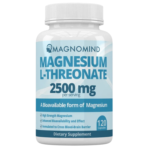MagnoMind Magnesium L-Threonate 2500mg, 120 capsules